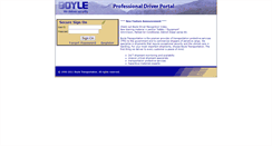 Desktop Screenshot of drive.boyletransport.com