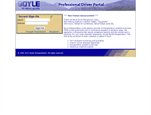 Tablet Screenshot of drive.boyletransport.com